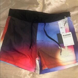 Playboy Multicolor Swim Shorts size 30 waist/ small